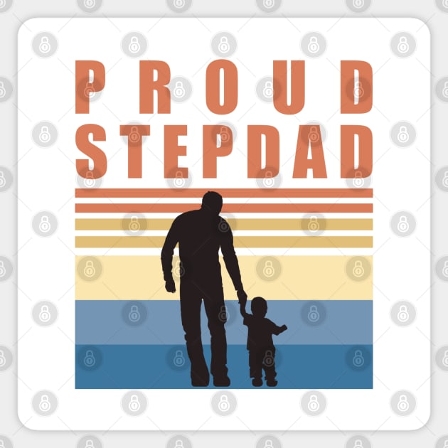 Proud Stepdad - Fathers Day Sticker by DPattonPD